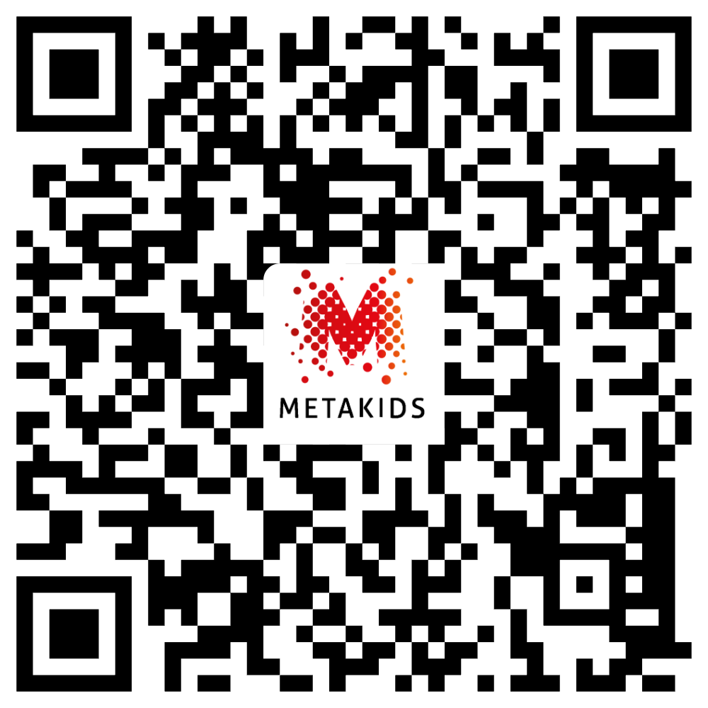 QR-code om te doneren aan Metakids
